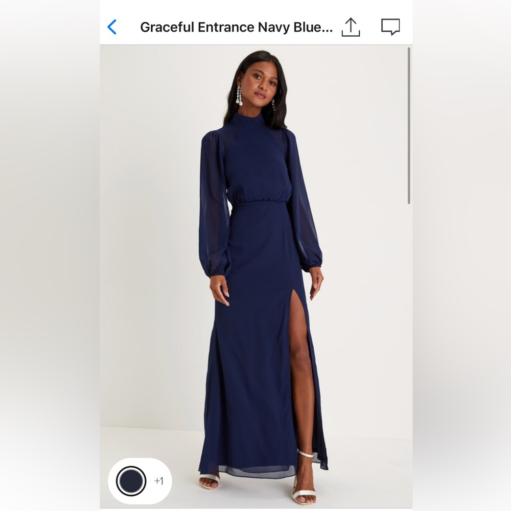 Lulu’s Navy Blue Dress